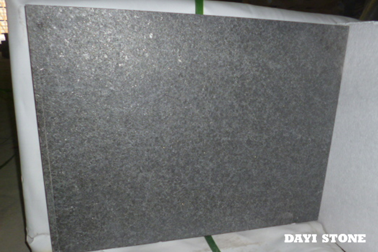 Paving Black Basalt G684 Top Flamed others sawn - Dayi Stone